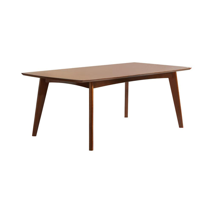 Malone Rectangular Dining Table Dark Walnut image