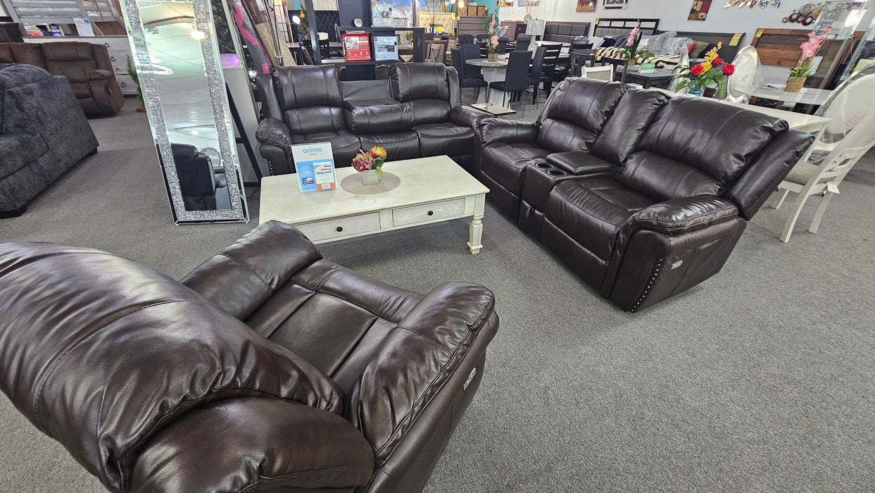 3 pc Sofa , Love ,chair Power Motion (CLEARANCE)