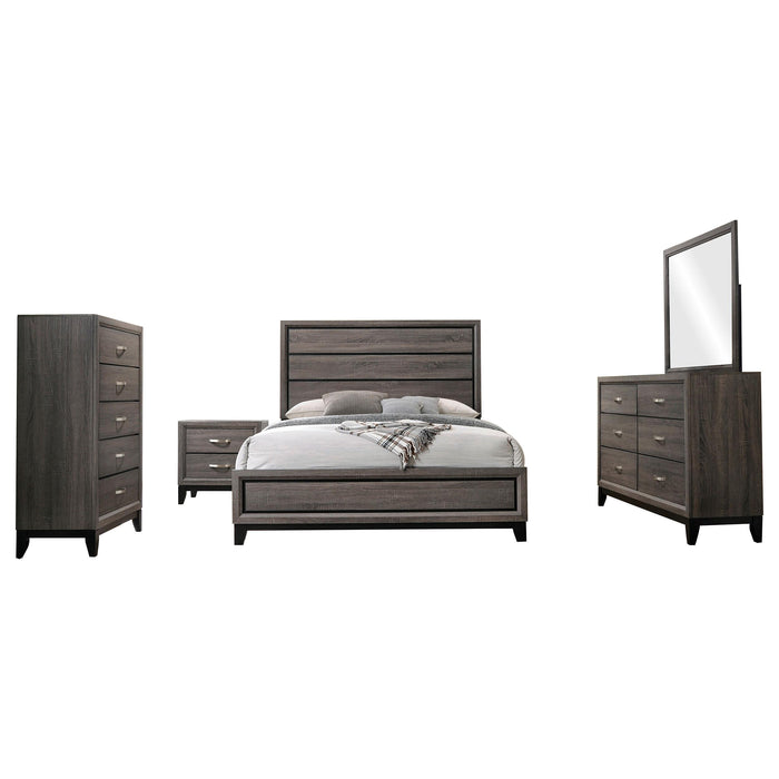 Watson 5-piece Queen Bedroom Set Grey Oak