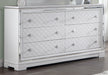 Eleanor Rectangular 6-drawer Dresser White image