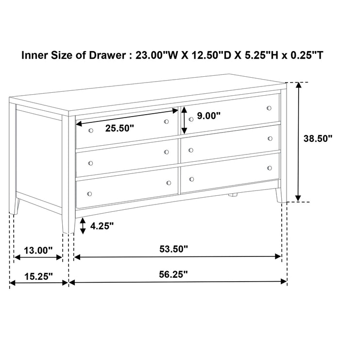 Wilkes 5 Pc Bedroom Set