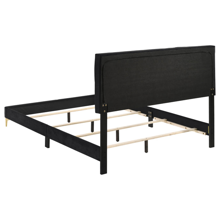 Kendall Panel Bed Black