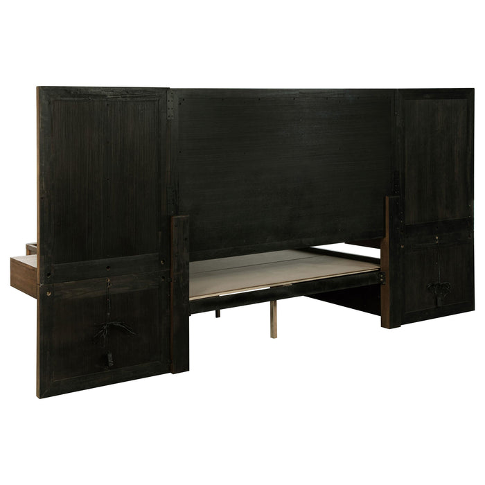 Terrace Panel Storage Bed Ash Brown