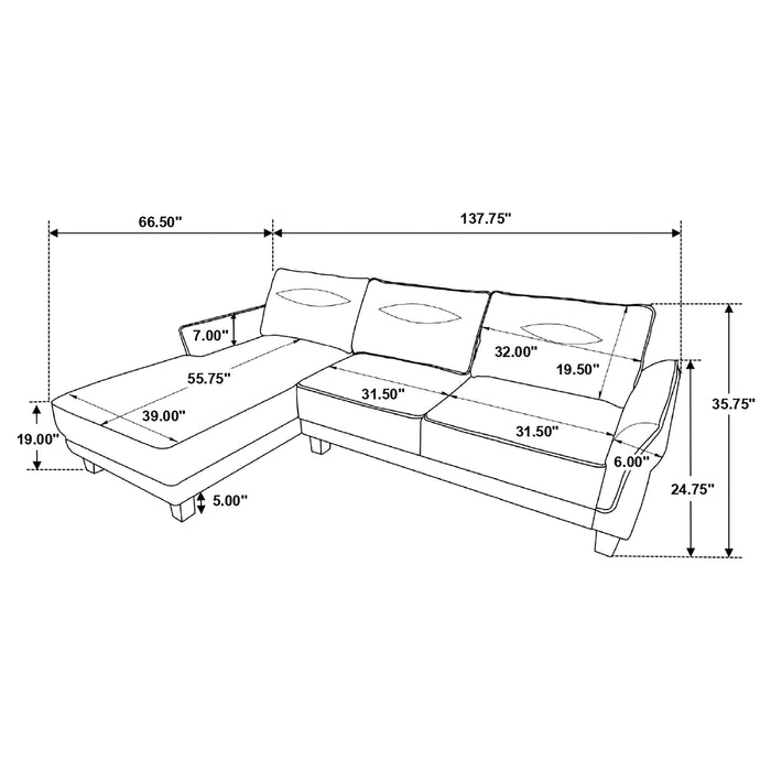 Caspian Sectional Sofa