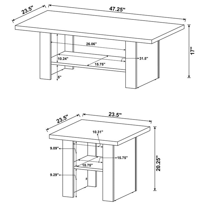 Rodez Coffee Table Set