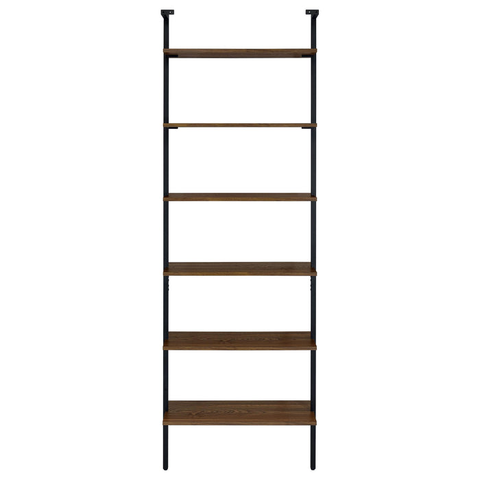 Owens 3-piece 96-inch Wall Mounted Bookshelf Set Walnut