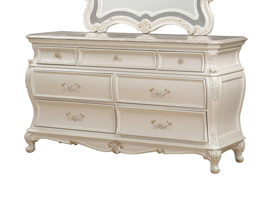 Chantelle Pearl White Dresser image