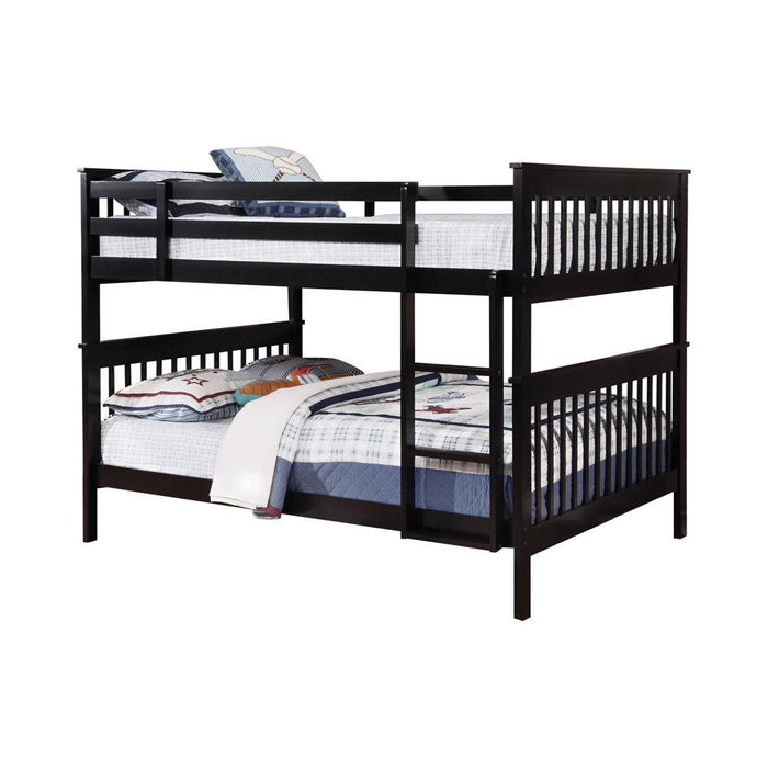 Chapman Full Over Full & Twin Over Full Bunk Bed Black & White