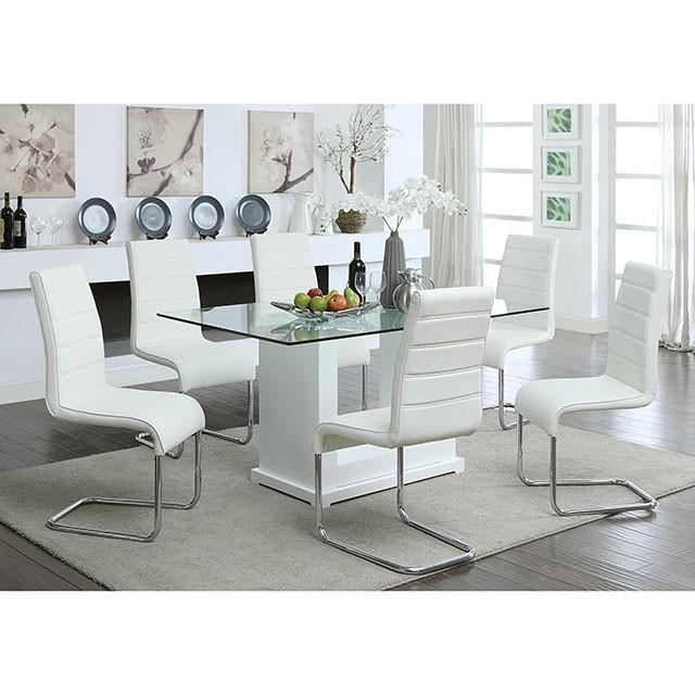 Eva 7 Pc Dining Table Set