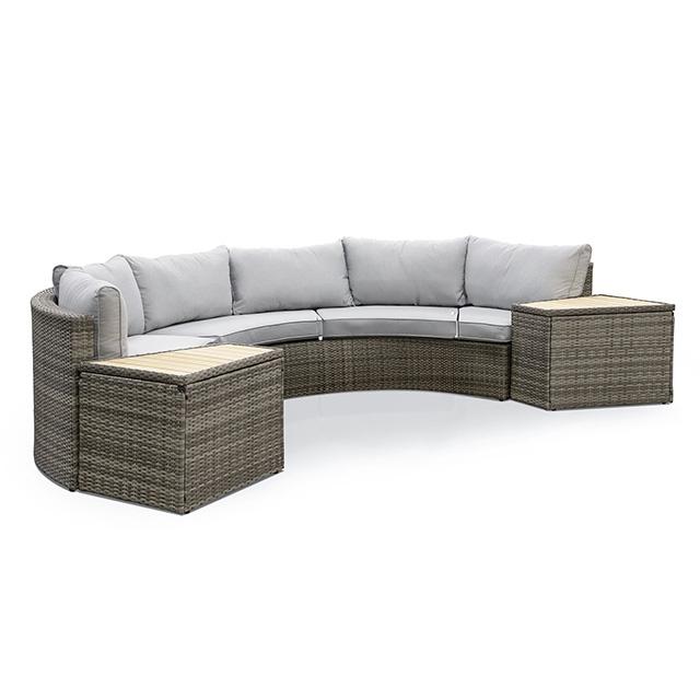 Barbuda 6 Pc. Sectional Sofa w/ 2 End Tables
