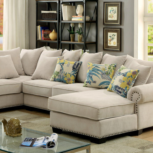 SKYLER Beige Sectional image