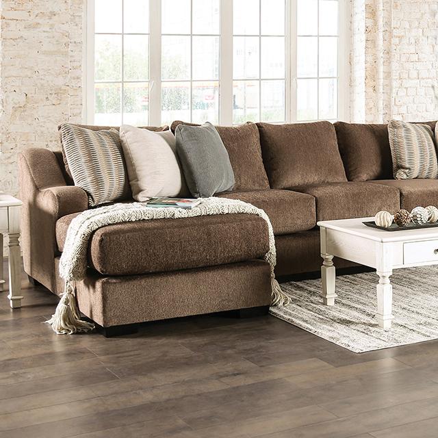 FARRINGDON Sectional, Brown image