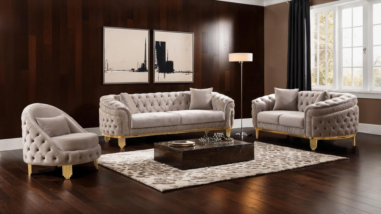 SOFA SET 3pcs FANCY ELEGANT